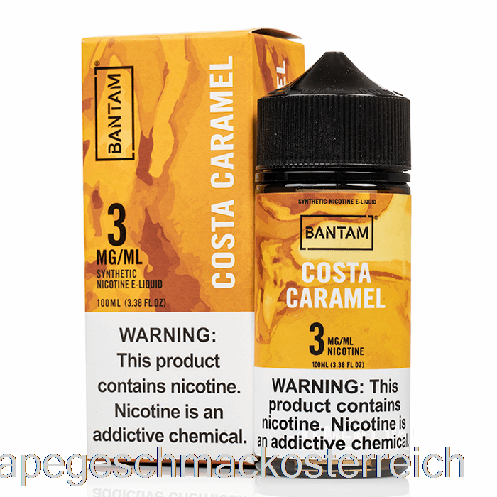 Costa Caramel - Bantam Vape - 100 Ml 3 Mg Vape-Geschmack